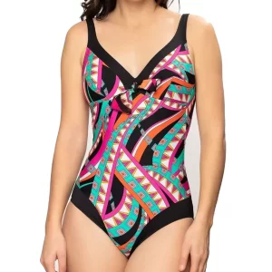 Цілісний купальник Antigel - La Psychédélia