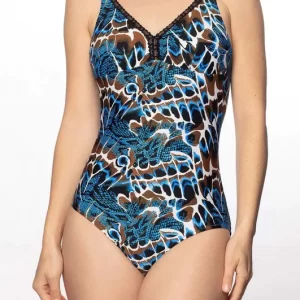 Цілісний купальник Antigel - L'anima BLEUE