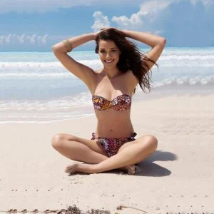 Жіночі плавки з бічними зав'язками Antigel - La Passion Africa