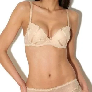 Бюстгальтер пуш ап Aubade - Douce Faveur - бежевий, 80C