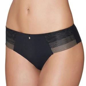 Трусики шорти Aubade - Onde Sensuelle - чорний, 1