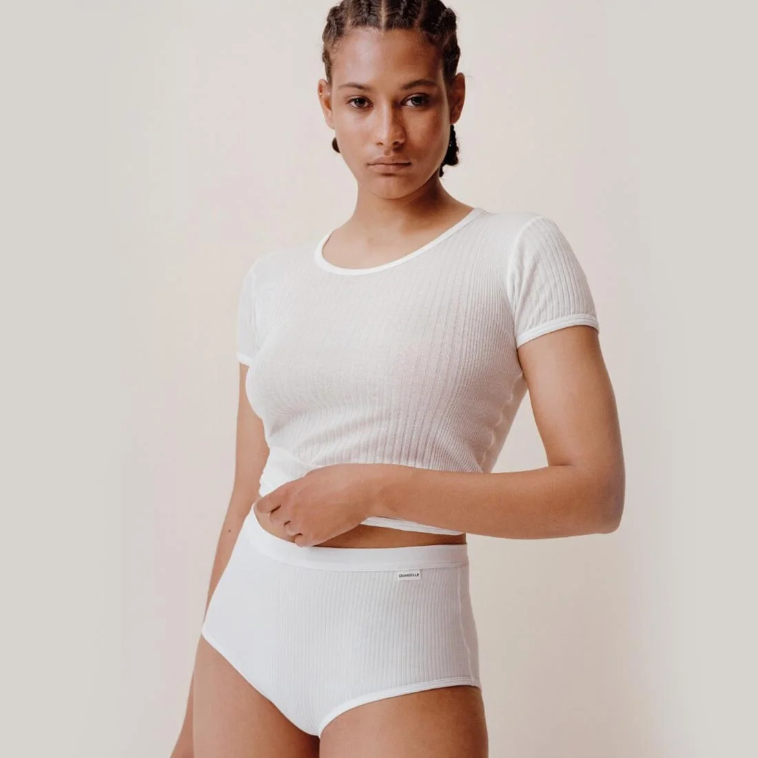 Високі труси сліп з бавовни Chantelle - Cotton Comfort - Зображення 2