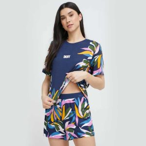 Піжама футболка з шортами DKNY - DKNY