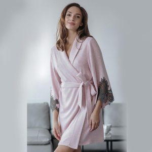 Жіночий теплий халат Felena – Rose Quartz