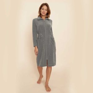 Теплий жіночий халат на блискавці Feraud - NOS