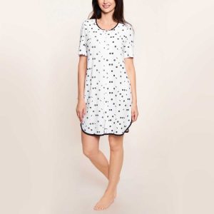 Халат на блискавці з коротким рукавом Rosch - New Romanc